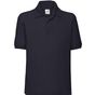 fruit of the loom 65/35 Polo Kids - bleu_fonce - 12/13ans