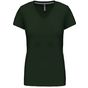Kariban T-shirt col V manches courtes femme forest_green