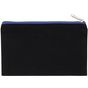 Kimood Pochette en coton canvas - petit modèle black/royal_blue