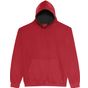 AWDis Just Hoods Kids Varsity Hoodie fire_red/jet_black