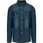 Kariban Chemise denim manches longues homme blue_jean