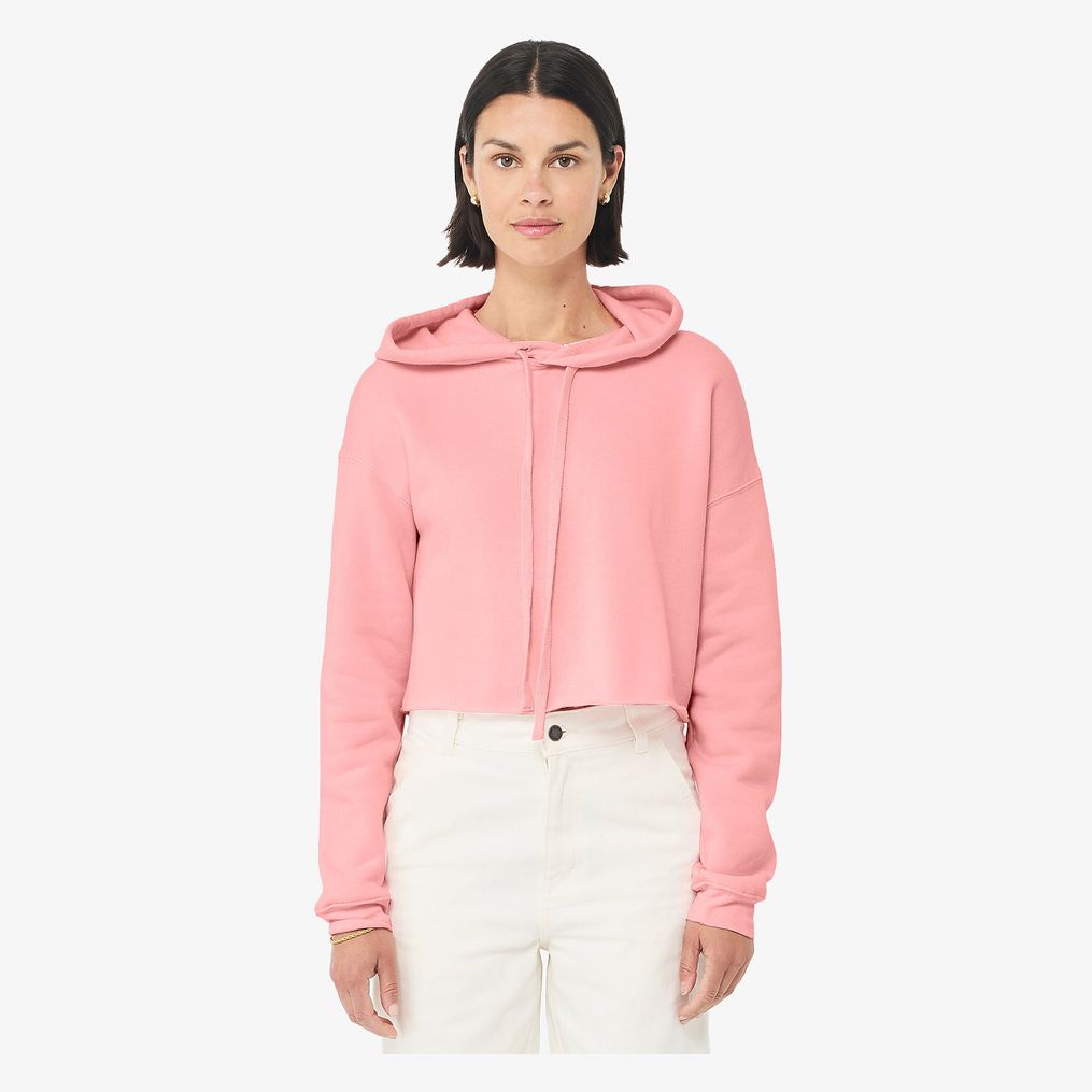 Women's cropped fleece hoodie Bella