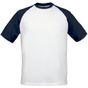 B&C Collection Base-Ball white/navy