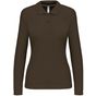 Kariban Polo manches longues femme dark_khaki