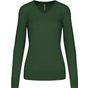 Kariban Pull col V femme forest_green