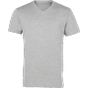 HRM Men's Luxury V-Neck Tees Grey melange