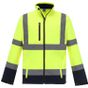 Yoko Veste softshell haute visibilité hi_vis_yellow/navy