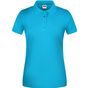 James&Nicholson Ladies´ Bio Workwear Polo turquoise