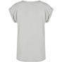 Build Your Brand Ladies Extended Shoulder Tee light_asphalt