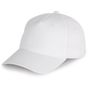 k-up Casquette en coton recyclé - 5 panneaux white