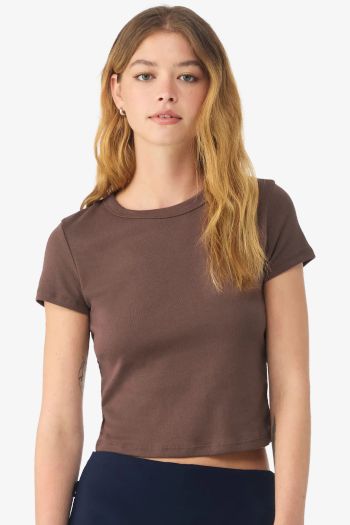 Image produit Women's micro rib baby tee