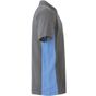 Velilla Polo bicolore manches courtes grey/sky_blue