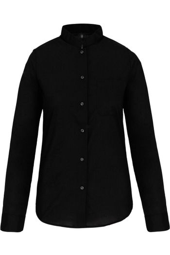 Image produit Chemise col mao manches longues femme