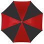 L-merch Automatic Umbrella With Plastic Handle black/red