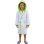 A&R Peignoir Boyzz&Girlzz® White / Lime green