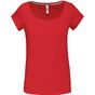 Kariban t-shirt col bateau manches courtes femme red