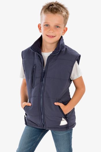 Image produit Bodywarmer junior doublé polaire RESULT