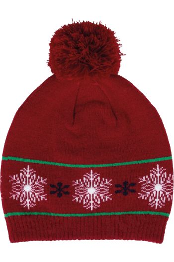 Image produit Bonnet motifs de Noël
