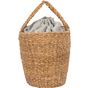 Kimood Panier tressé à la main seagrass