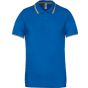 Kariban Polo maille piquée manches courtes homme light_royal_blue/yellow/white
