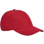 Beechfield Casquette classique 5 panneaux en coton biologique EarthAware rouge classique