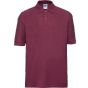 Russell Athletic Kids Classic Polycotton Polo burgundy