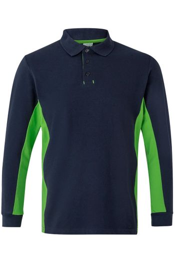 Image produit Polo bicolore manches longues