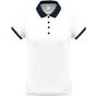 ProAct Polo piqué performance femme - white/sporty_navy - XL