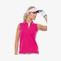 kustom kit Ladies Sports Sleeveless Polo Shirt