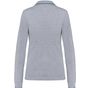 Kariban Polo maille piquée manches longues femme oxford_grey/navy/white