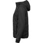 tee jays Women's hybrid-stretch hooded jacket black/black