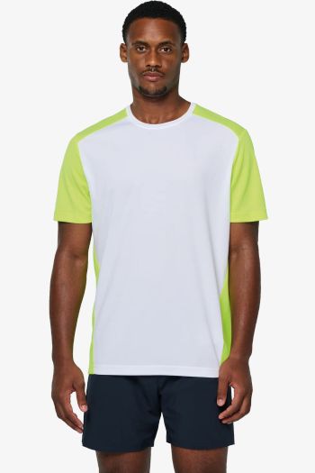 Image produit T-shirt de sport écoresponsable bicolore homme