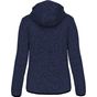 ProAct Veste capuche chinée femme navy_melange