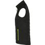 James&Nicholson Ladies´ Hybrid Vest black/neon_yellow