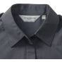 Russell Chemise en Popeline Polyester Coton cintrée manches longues femme convoy_grey