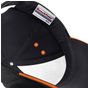 Beechfield Casquette Ultimate 5 panneaux à visière sandwich black/orange