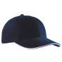 Myrtle Beach 6-Panel Sandwich Cap navy/white