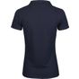 tee jays Women's luxury stretch v-neck polo navy