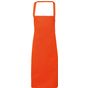 Premier Tablier à bavette biologique durable orange