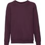 fruit of the loom Classic Raglan Sweat Kids bordeaux