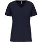 Kariban T-shirt BIO150IC col V femme navy