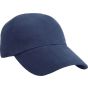Result Junior heavy brushed cotton low profile cap navy