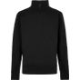 Kustom Kit 1/4 Zip Pique Sweatshirt Black