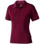 Elevate Polo manches courtes pour femmes Calgary burgundy