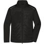 James&Nicholson Men´s Hybrid Jacket black/black