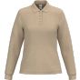 iDeal Basic Brand Polo piqué LSL femme 180 ideal_sand