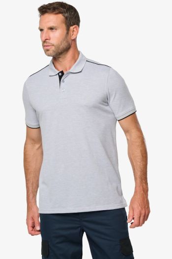 Image produit Polo Day To Day contrasté manches courtes homme