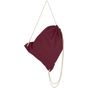 SG Accessories - Bags Cotton Drawstring Backpack burgundy