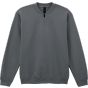 Gildan Softstyle Midweight Adult Fleece 1/4 Zip Sweat charcoal