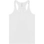 Bella Women's flowy racerback tank white